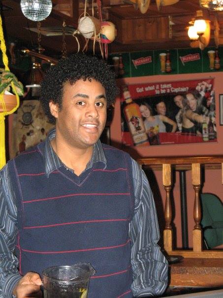 Alex, owner of Selam, the home of the Chicken & Wine lecture series.