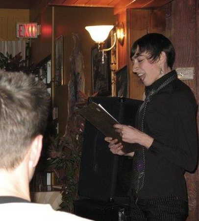 Heather Cameron, the MC of Chicken & Wine