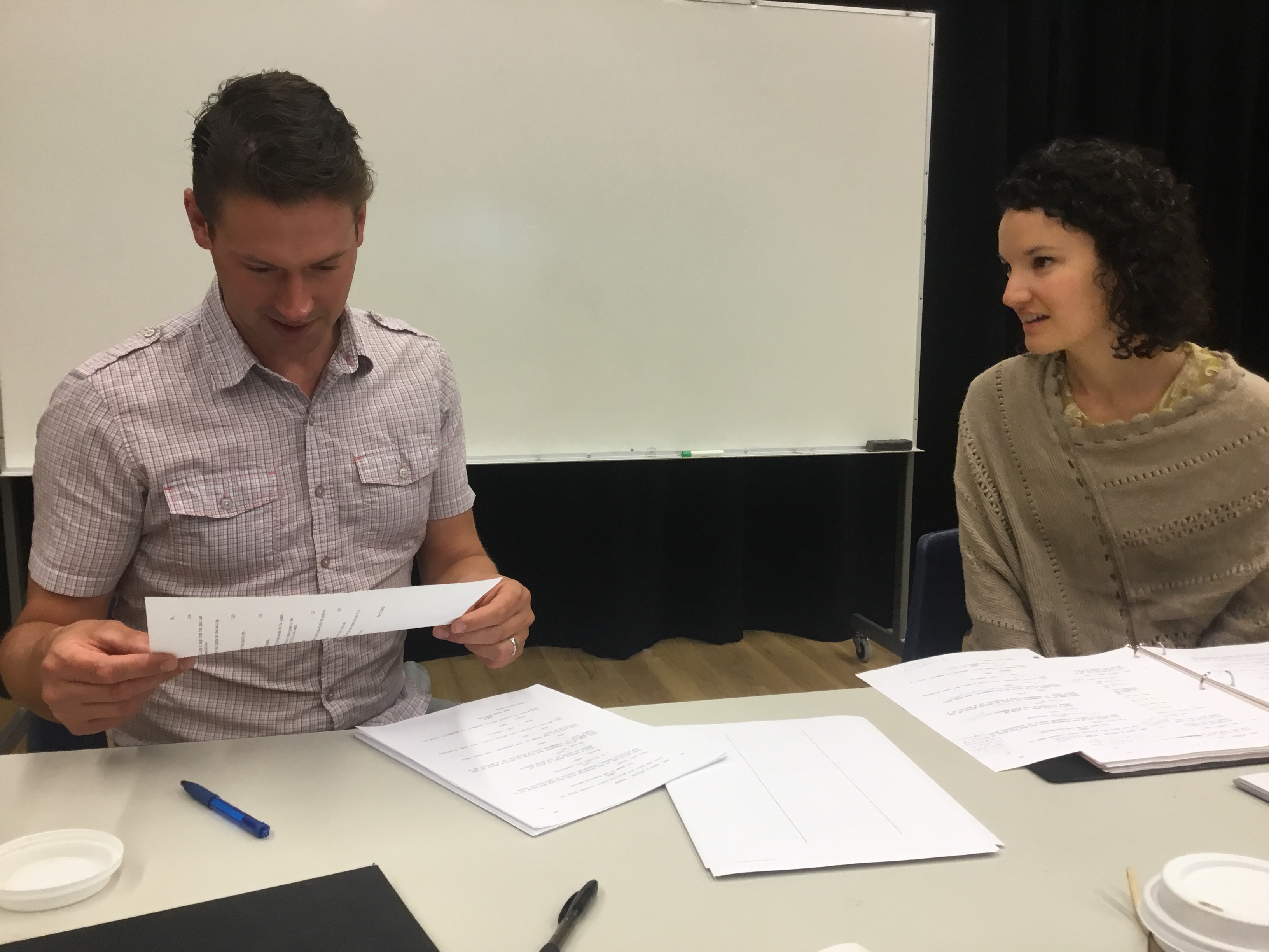 Ryland Alexander & Kaitlyn Semple in rehearsals