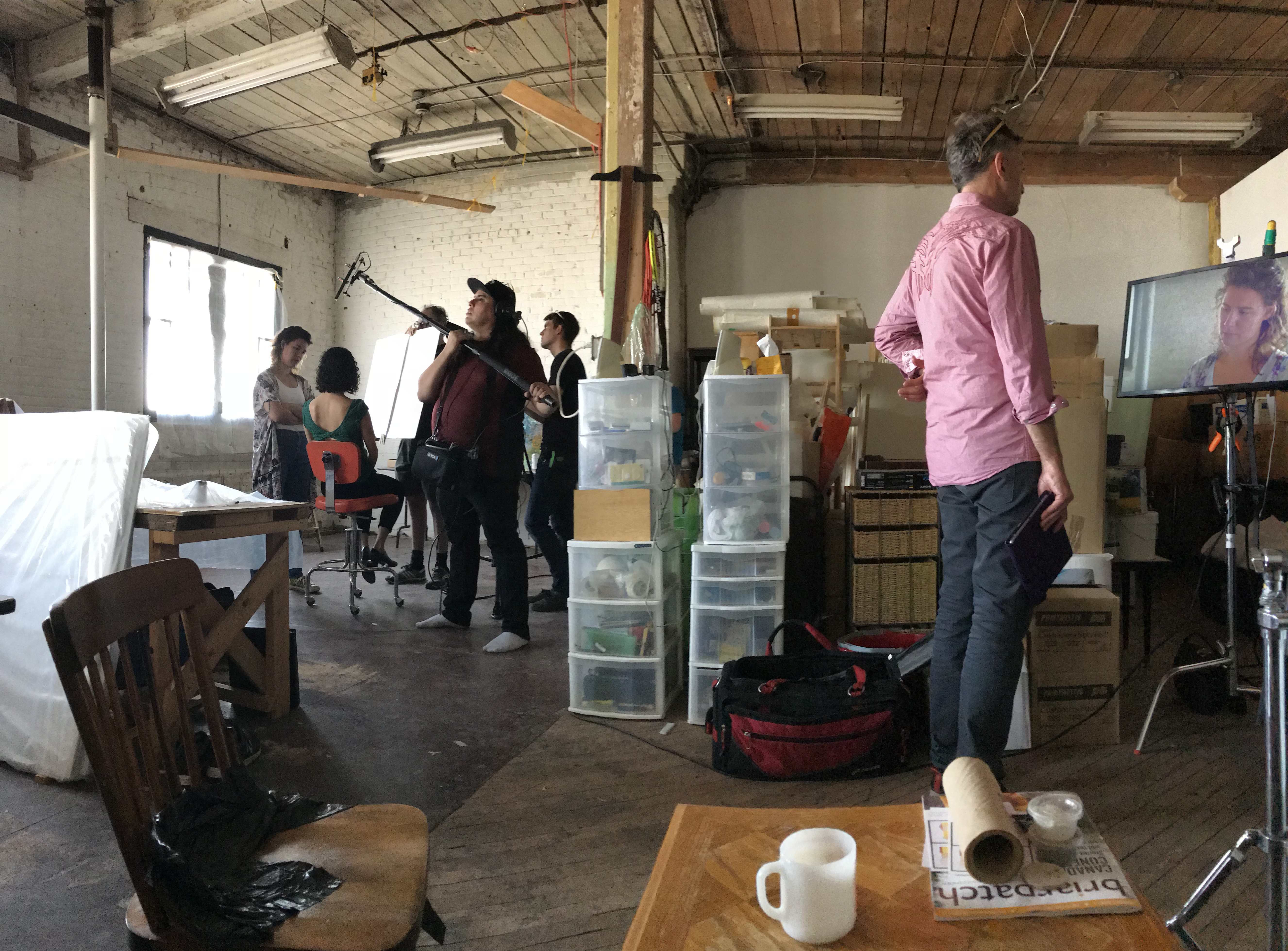 On location