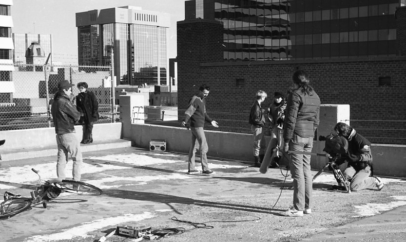 Shooting The Ballad of Don Quinn on the Bay Parkade